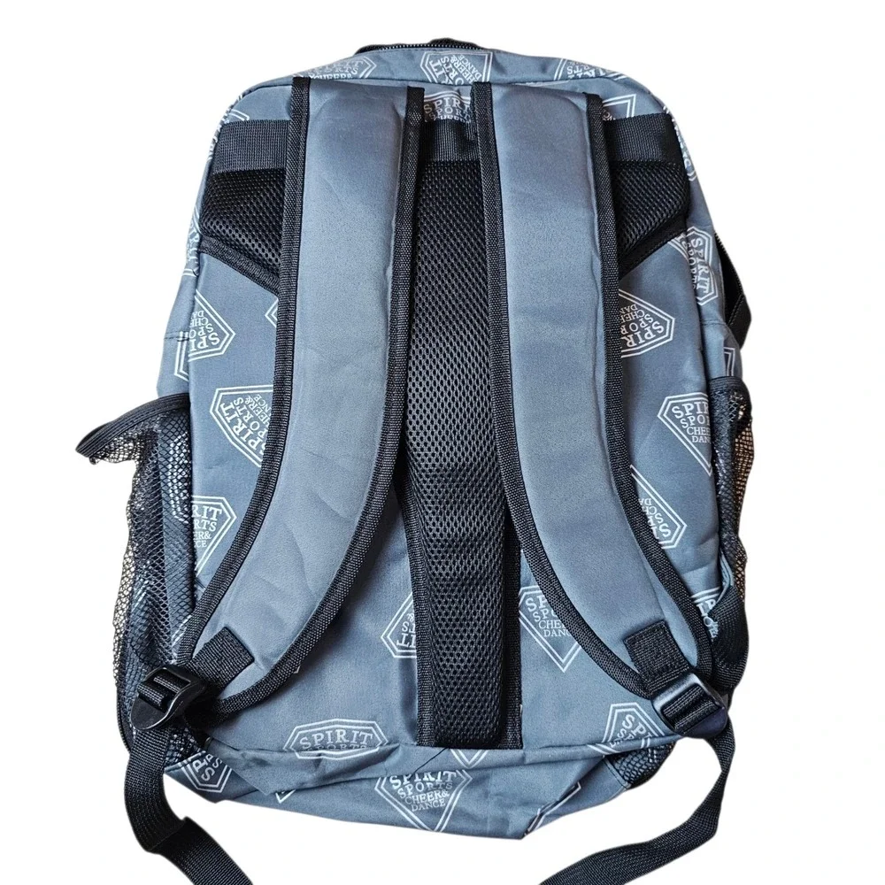 SPIRIT SPORTS CHEER & DANCE NATIONAL CHAMPION VARSITY BACK PACK BLUE/GREY
